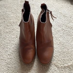 Brown old navy booties